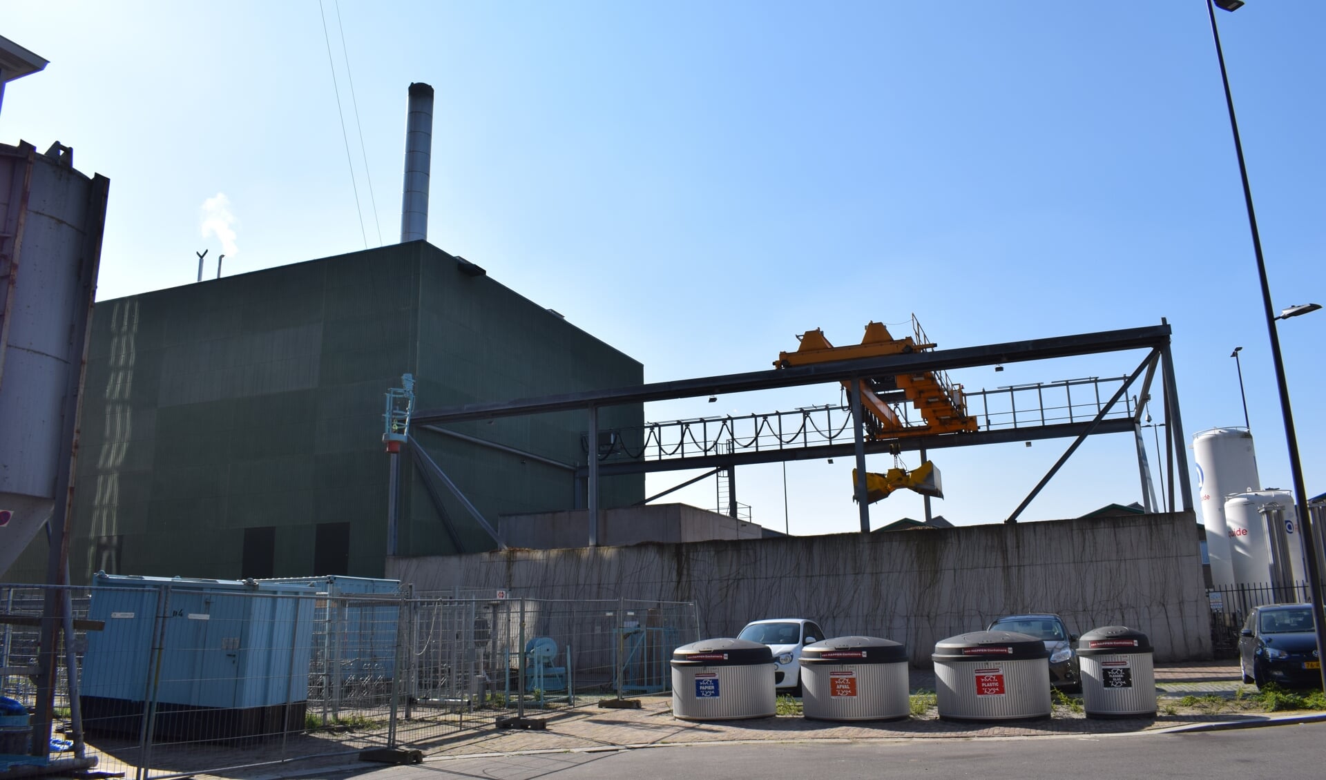 Een biomassacentrale in Eindhoven.