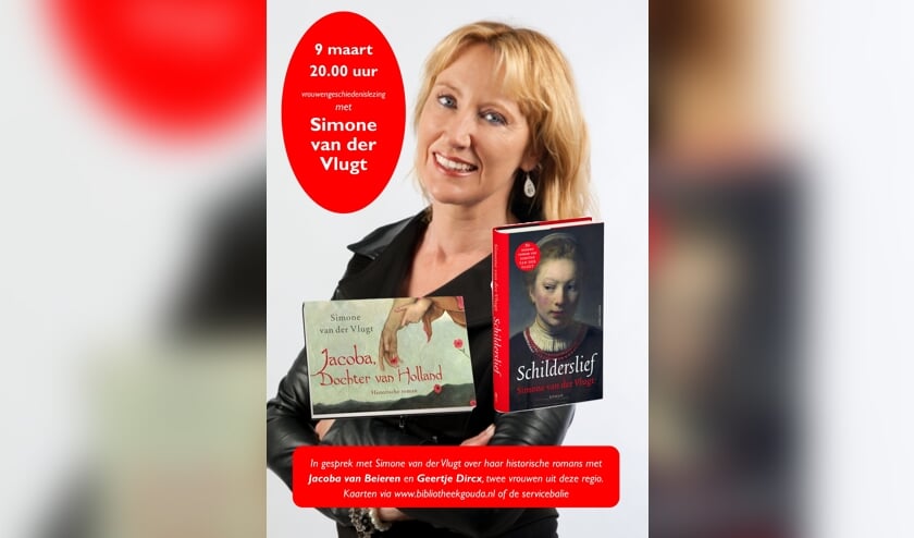 De boeken 'Schilderslief' en 'Jacoba: dochter van Holland' staan op 9 maart centraal. (foto: pr)