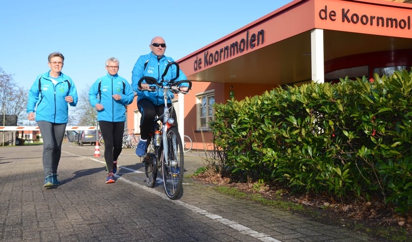 Lenie van 't Wout, Frans Metselaar en Rik Berends zijn drie van de zes organisatoren van de Fun Run.