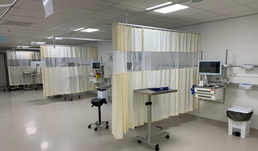 De corona intensive care in het Goudse Groene Hart Ziekenhuis telt zes extra bedden.