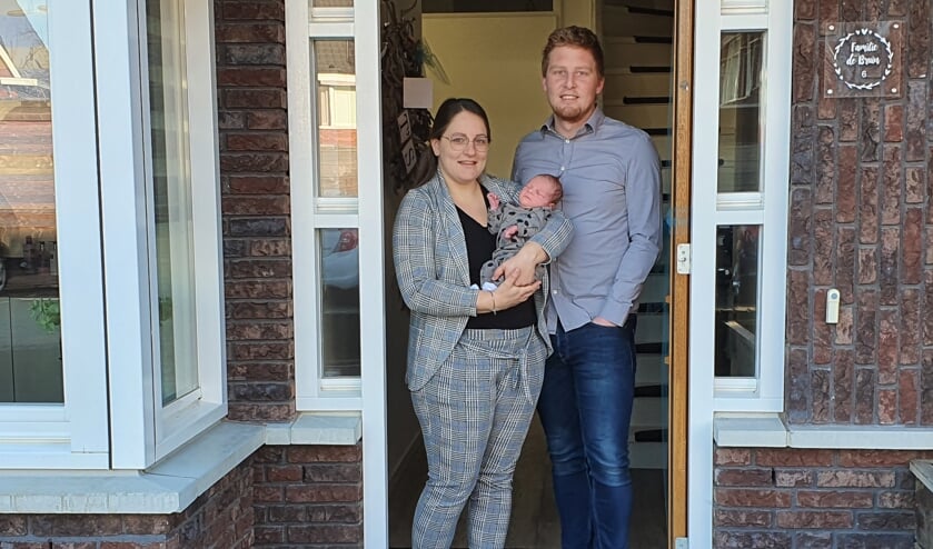 Lisette en Remon de Bruin kregen hun eerste kind Sev op de dag dat Nederland grotendeels werd platgelegd door de corona-uitbraak.