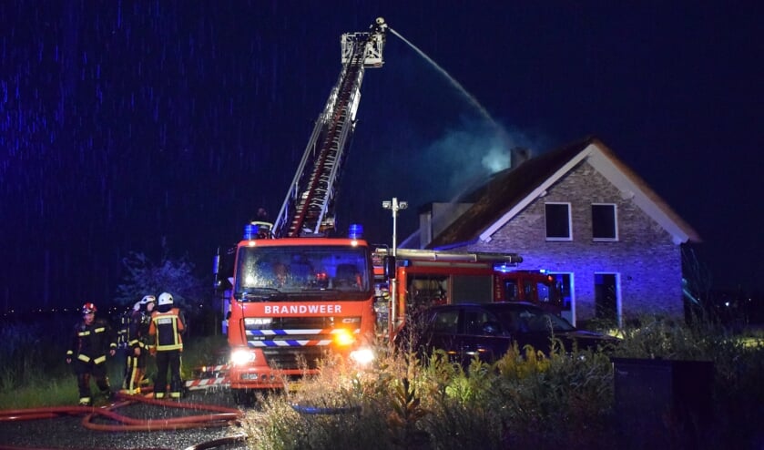 Brand bij een woning aan de Henegouwernesse.