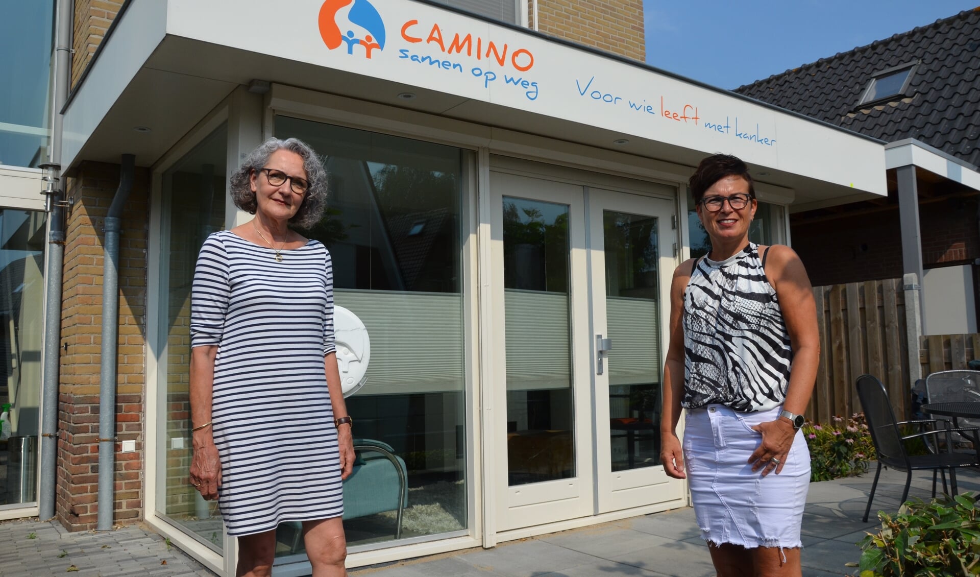 Hennie Kaelen en Diana Verbeek van Mourik deden een jaar geleden mee aan de Camino-nabestaandengroep.

