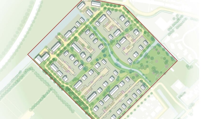 <p>Uit: het stedenbouwkundig plan voor t Suyt II.</p>