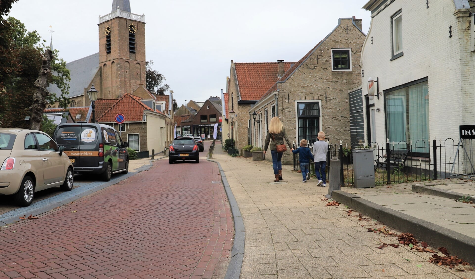 Het centrum van Moordrecht lag in de jaren vijftig rond de Kerklaan.