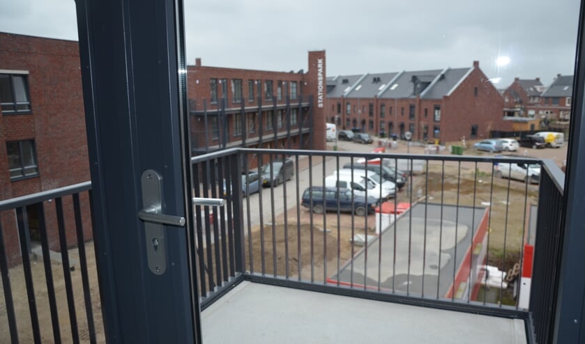 <p>De huurflats voor jongeren vlakbij station Triangel zijn inmiddels al lang opgeleverd.</p>