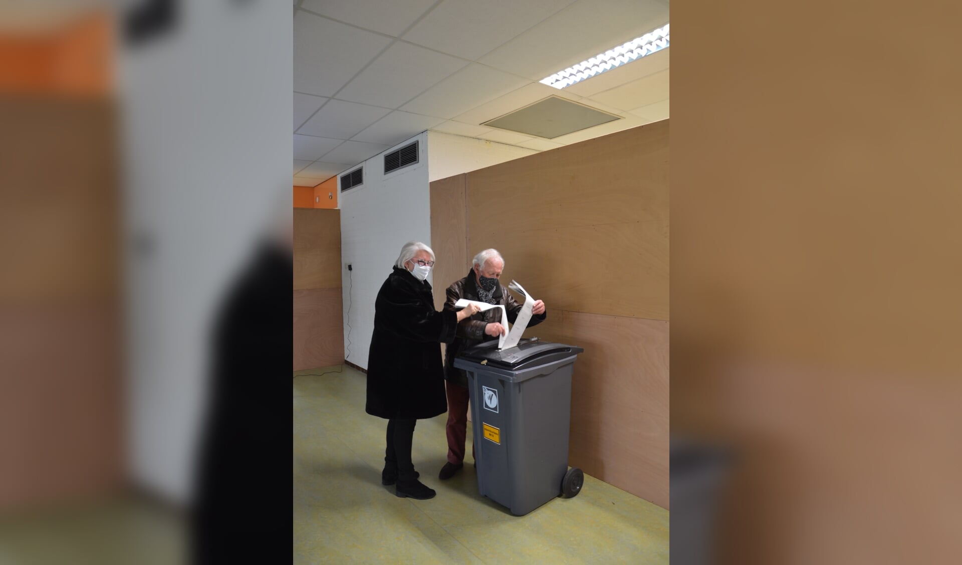 Boudewijn en Noortje van Wel namen geen risico en gingen vervroegd stemmen.