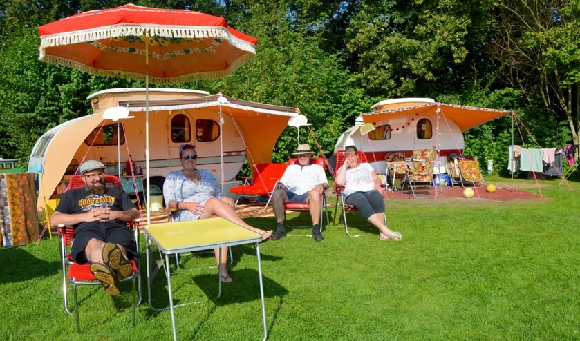 <p>De families Marcelis en Gerrits organiseerden het jaarlijkse kampeerweekend van Yvonne-liefhebbers. </p>