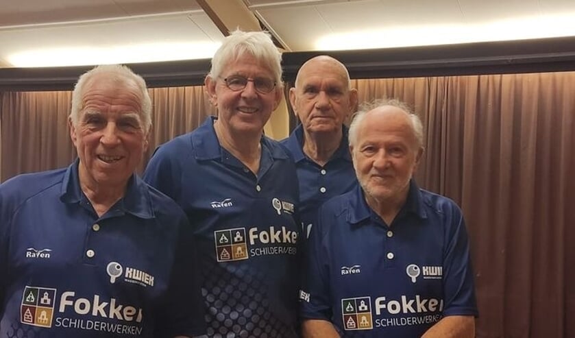 Team 2 van Kwiek werd kampioen in de najaarscompetitie in november 2021. (archiefbeeld)