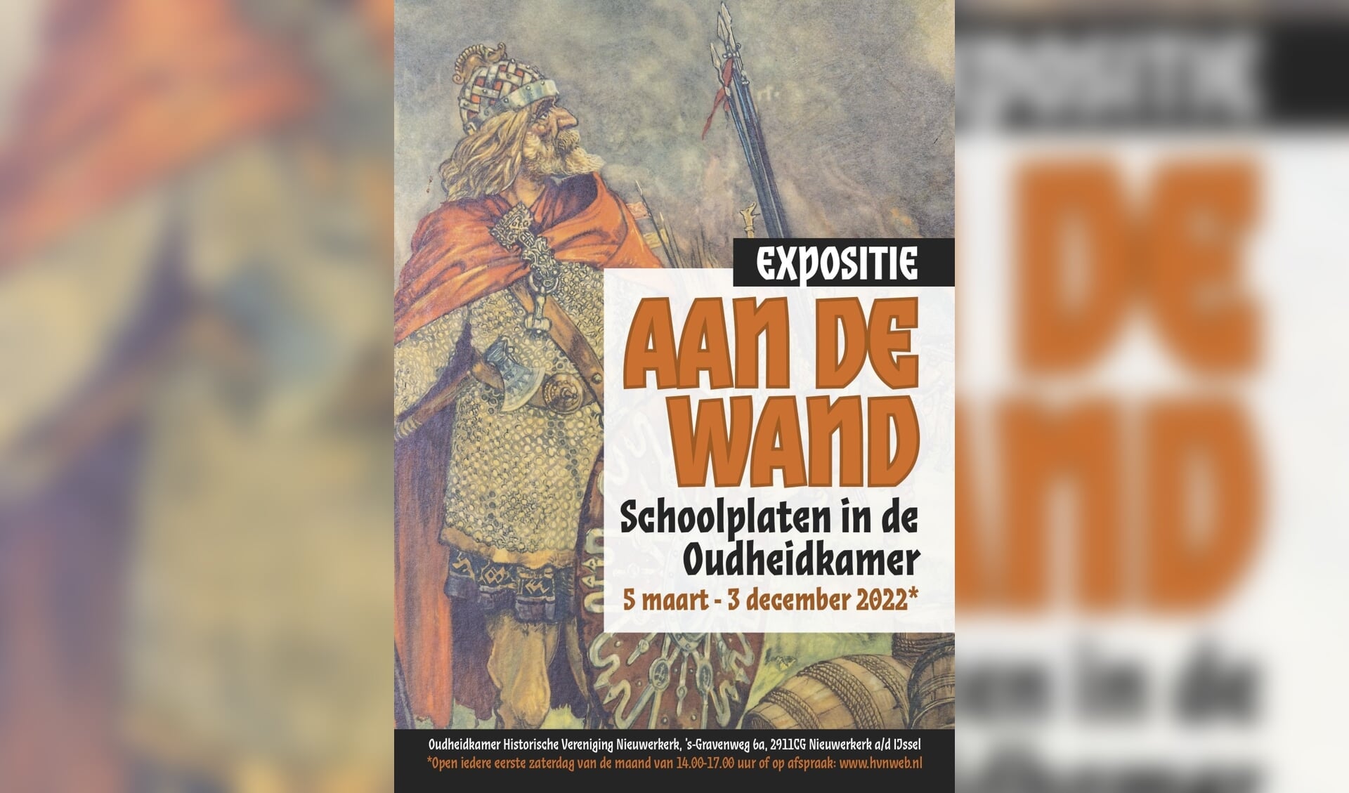 Johan Knoester stelde de expositie samen; het hele jaar 2022 zijn de platen te bewonderen op elke eerste zaterdag van de maand.