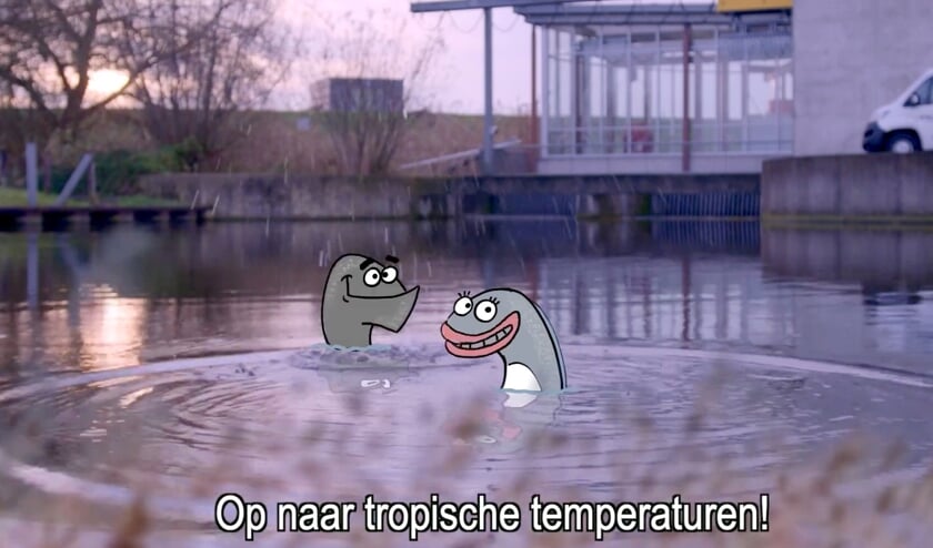<p>Beeld uit het filmpje 'De reis van Aaltje' over de vissentrek op de website van het hoogheemraadschap.</p>