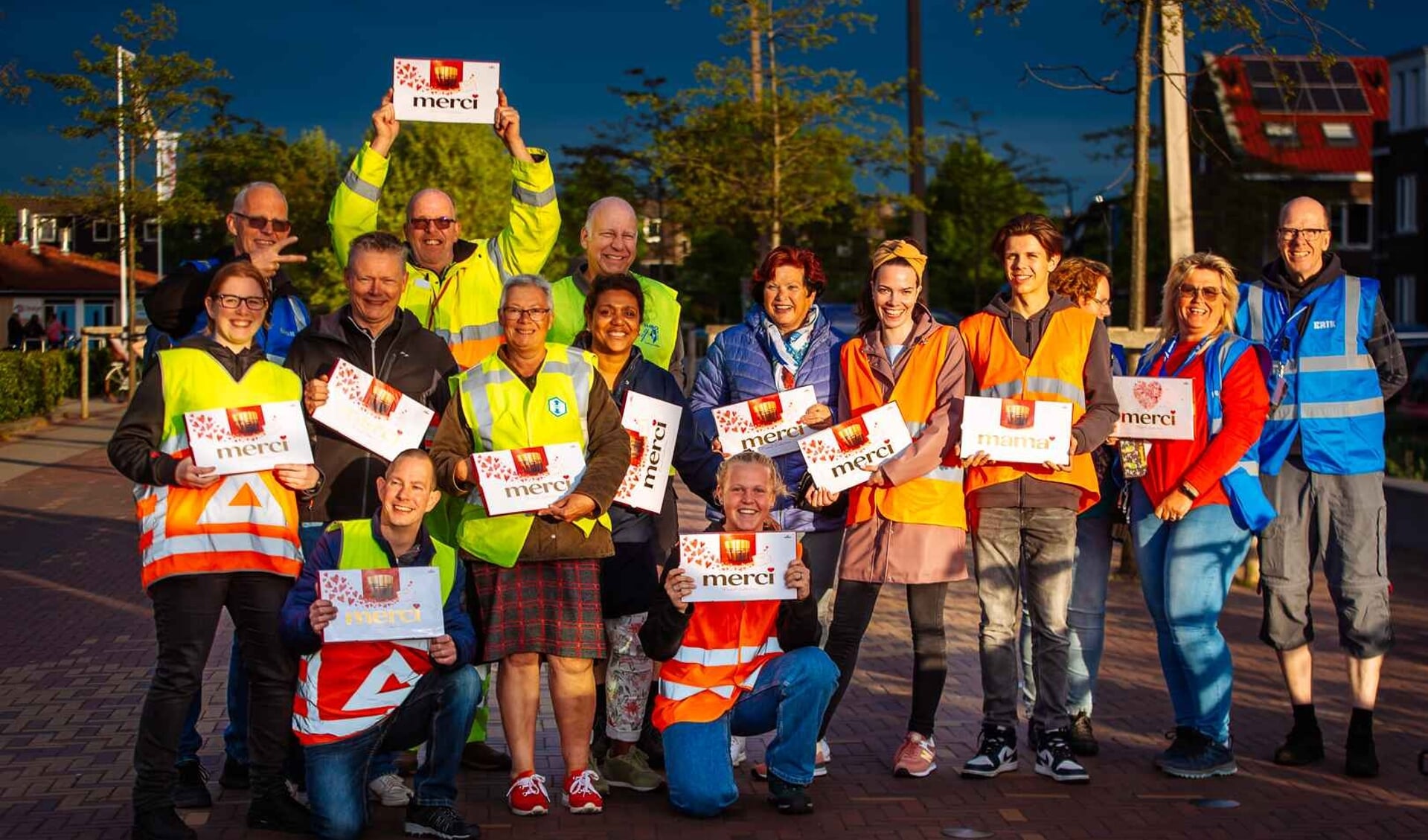 Een bedankje voor iedereen die de A4D in Moordrecht mogelijk maakt. (foto: Arjen Hooij)