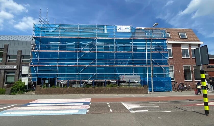 Aan De Unie wordt momenteel gewerkt. (tekst: Erik van Leeuwen; foto: Hart van Holland)