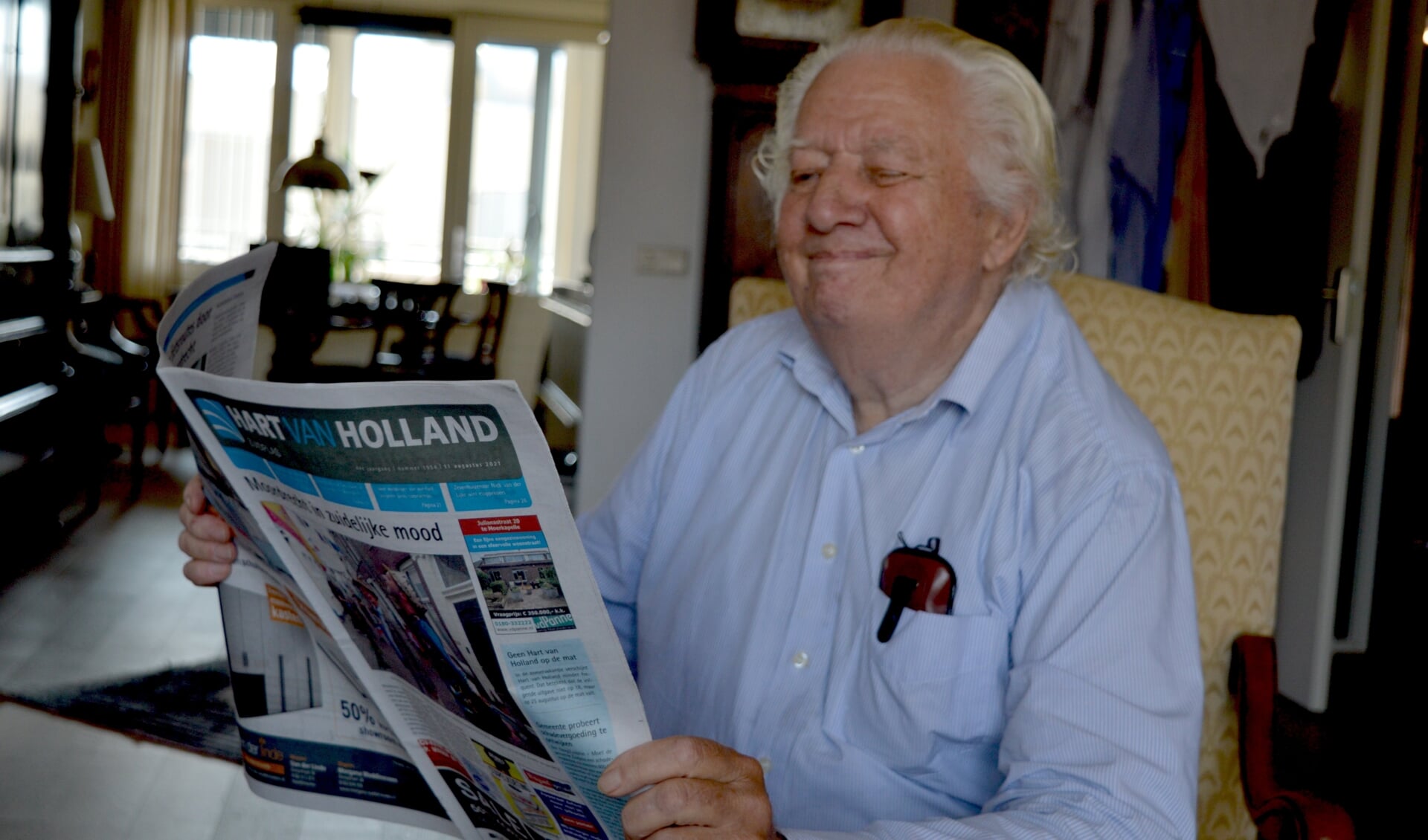 Frans Schiereck werd in 2021 geïnterviewd door Hart van Holland. (foto: archief HvH/Pepijn de Groot)