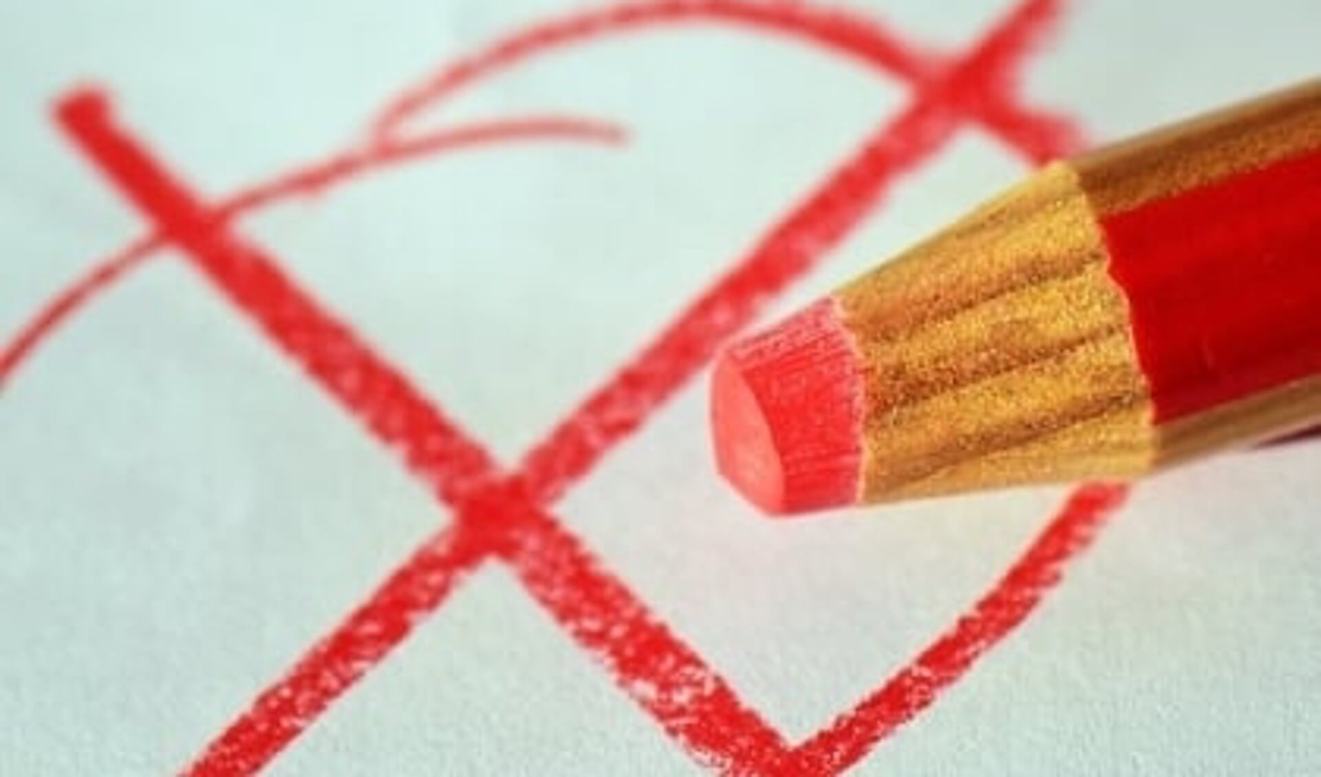 Op woensdag 15 maart kan het rode potlood weer gebruikt worden. 