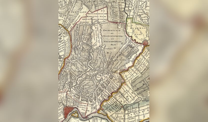 Een van de museumschatten is een detail van de kaart van Tirion uit circa 1650. (foto: OZM)