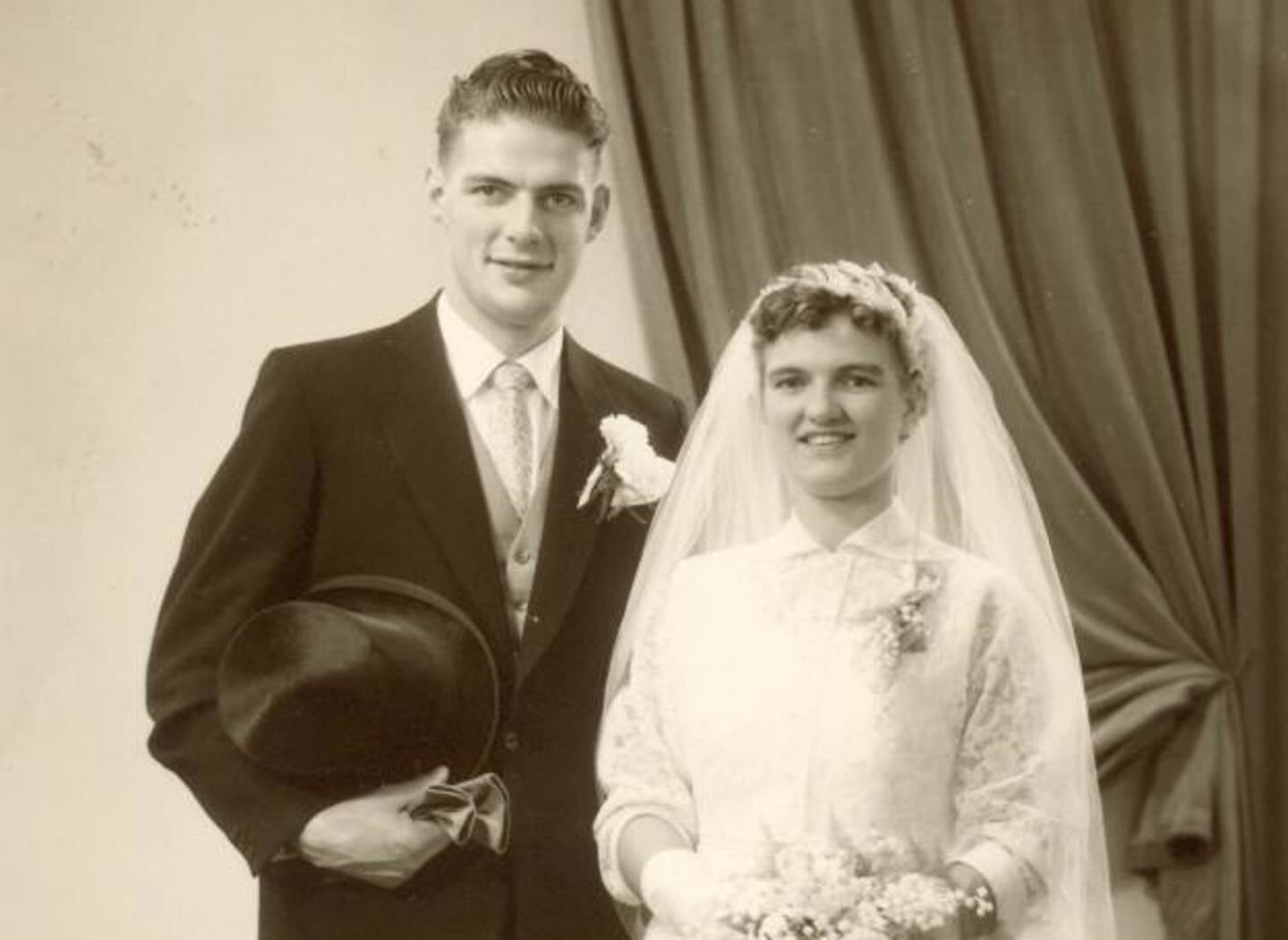 Arie Dekker trouwde in 1957 met Sophia Adriana (Fieta) Vink. (foto: beeldbank Oud Zevenhuizen-Moerkapelle)