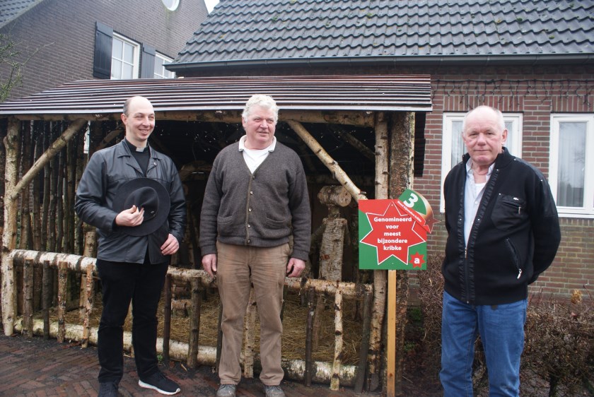 Derde prijs Meest Bijzondere Kribke: Frans van den Biggelaar en Kees van Aarle