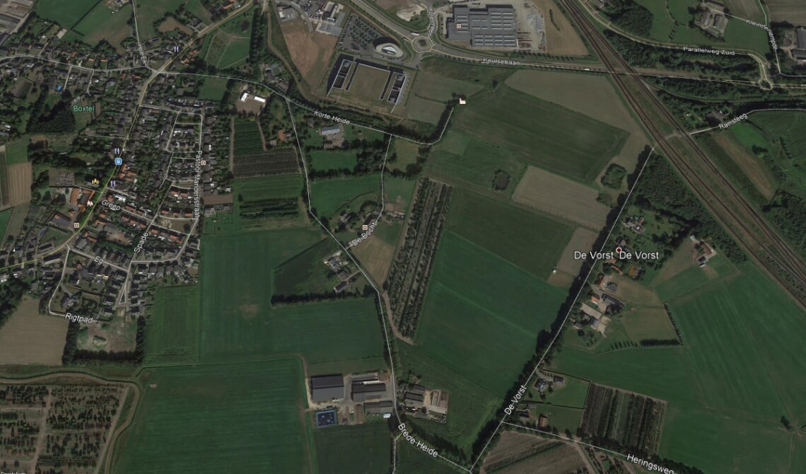 <p>Vorst B, vanuit de lucht gezien.</p>
