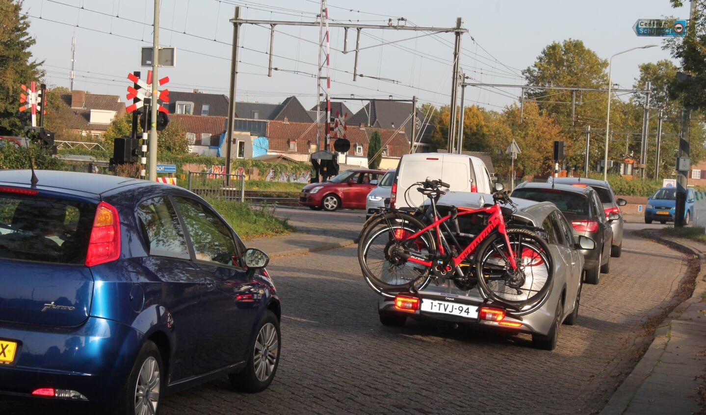 Drukte op de Kapelweg.