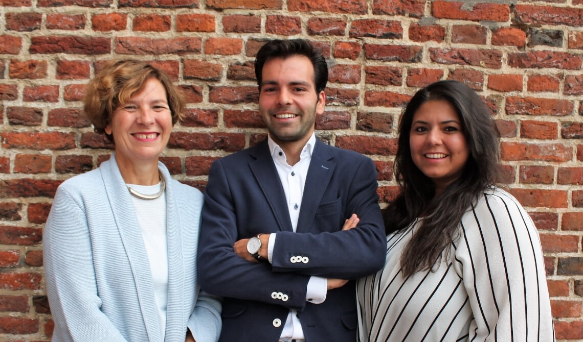 Vera Brouns (l.) voert ook deze verkiezingsperiode de lijst voor de lokale CDA-afdeling aan. Ook nu wordt zij geflankeerd door Kübra Atalay (plaats 2) en Roel de Los Hoyos (plaats 3).
