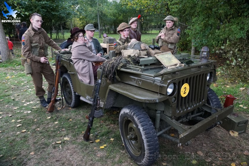 75 jaar bevrijding Esch - Het Kampement (nabij 't Haventje) | Fotonummer: 538f9a