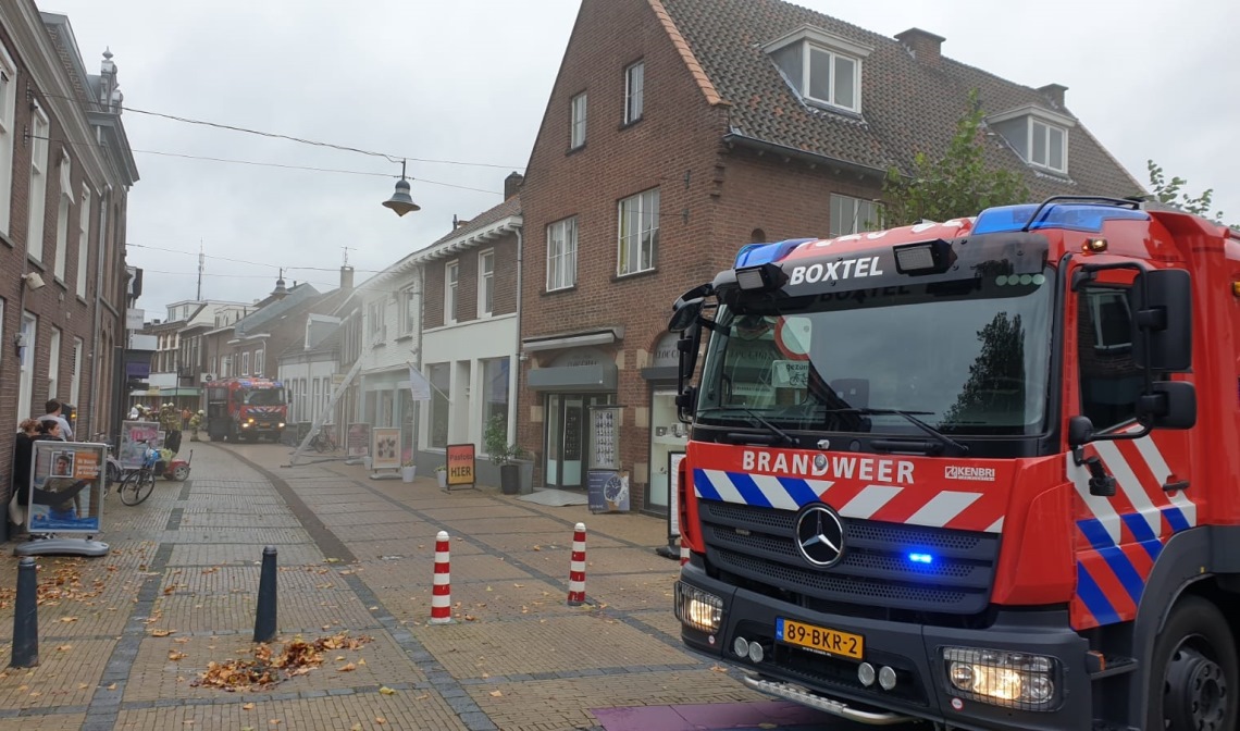 Bij de brand in de Stationsstraat vorige week raakte niemand gewond.