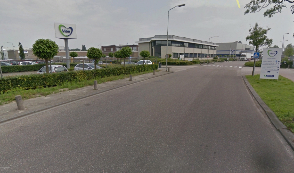 Het complex van vleesverwerker Vion, gezien vanaf Boseind.