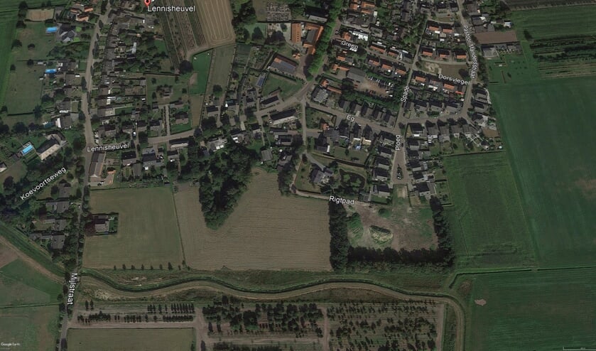 Het gebied waar 'Achter den Eijngel' gerealiseerd wordt. | Fotonummer: 9c235c
