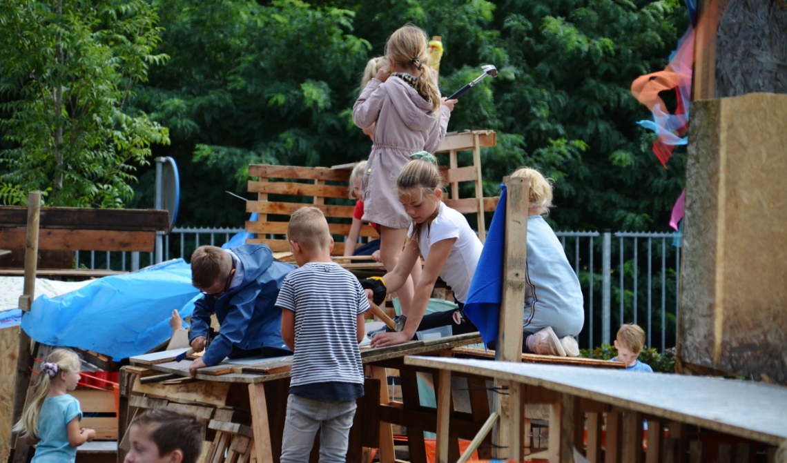 In 2019 werd in Boxtel nog volop geklust tijdens het Vakantiewerk.