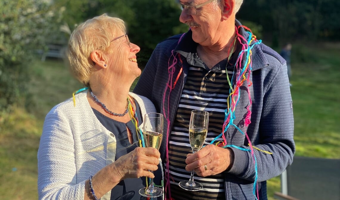 <p>Annemie en Karel vieren hun 50-jarig huwelijk.</p>