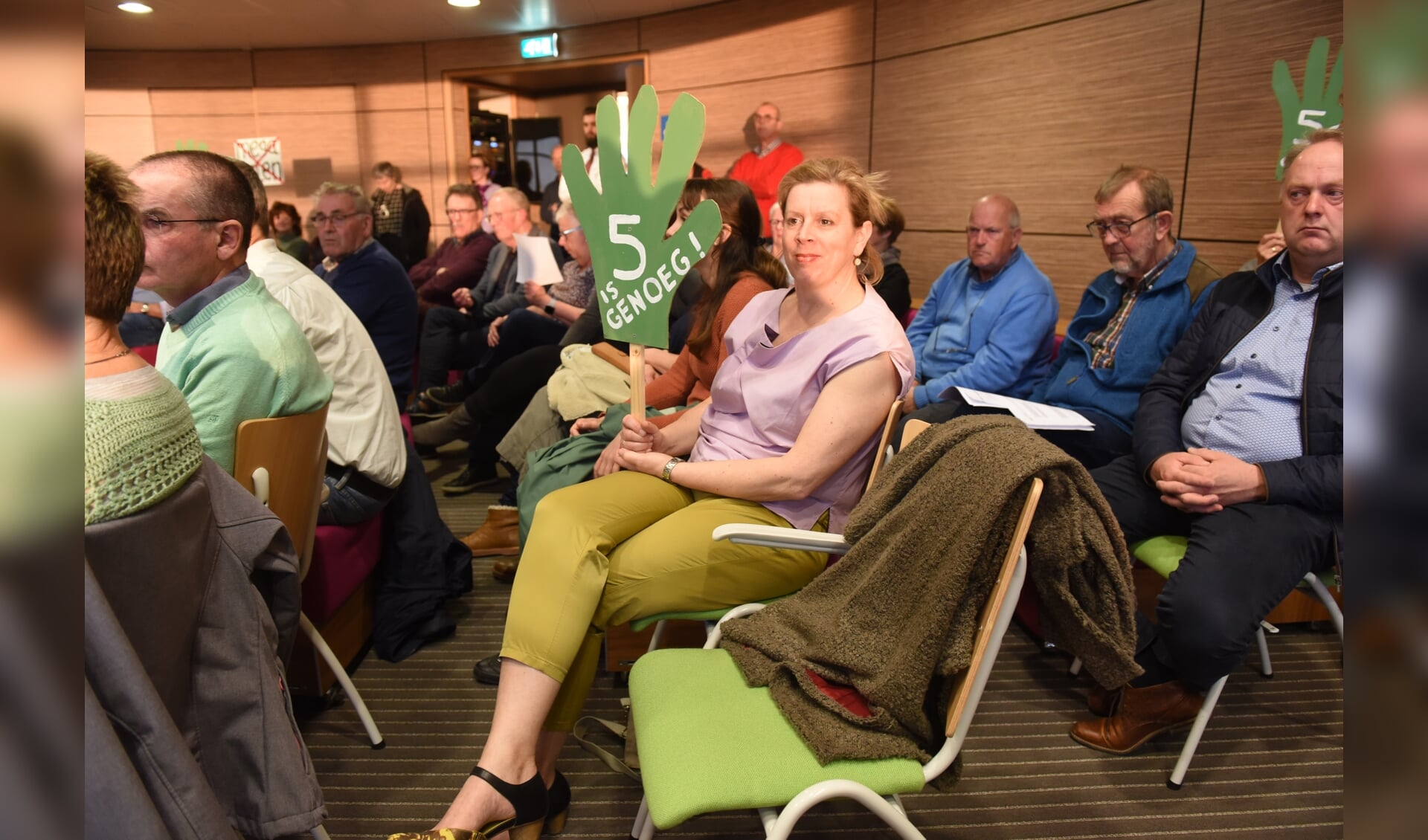 Veel tegenstanders in de raadszaal van donderdag. 