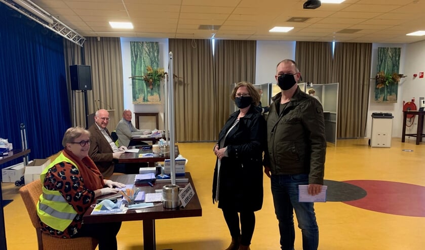 In het Dorpshuis meldden zich vorige week de meeste kiezers.