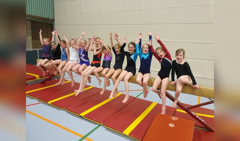 De recreantengroep 7-12 jaar is blij dat ze weer kan turnen.