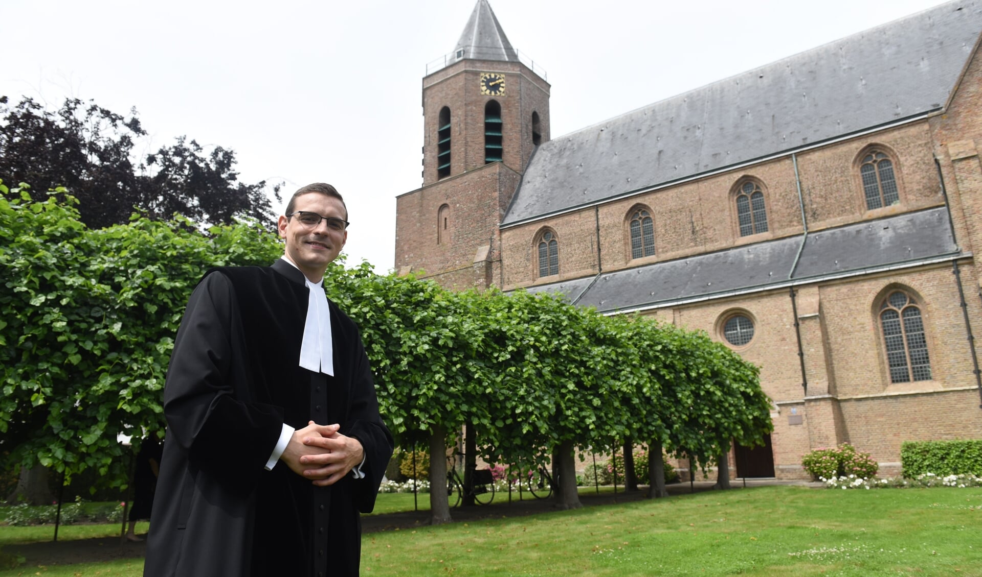 Ds. Victor van der Meer is de nieuwe predikant van de Hersteld Hervormde Gemeente in Poortvliet