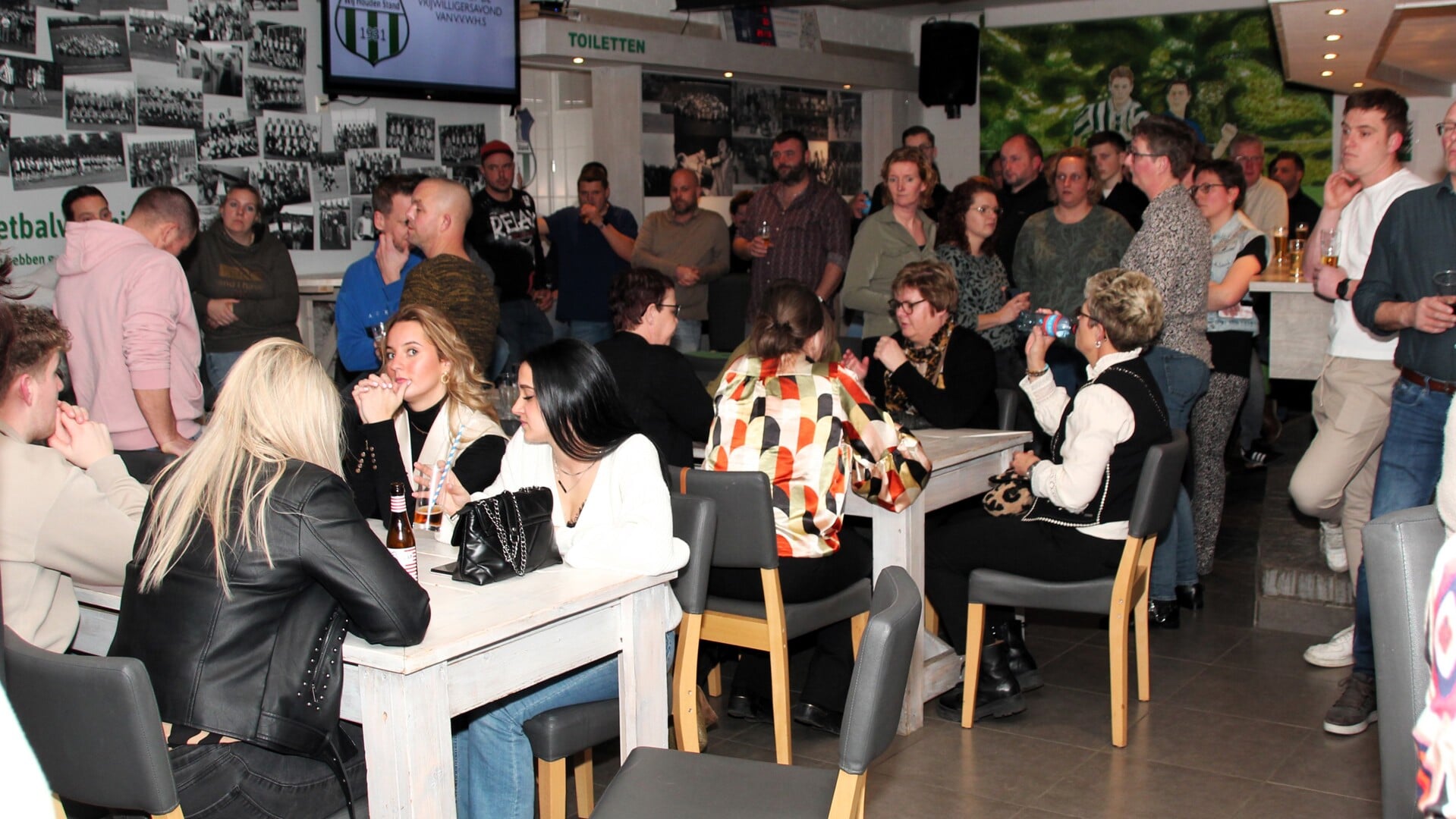 De vrijwilligersavond van voetbalvereniging WHS. Foto: Wim Fase. 