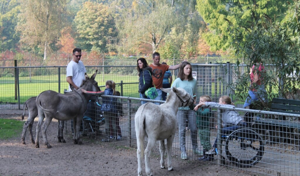 Jong en oud wordt vermaakt bij de Kinderboerderij Kienehoeve