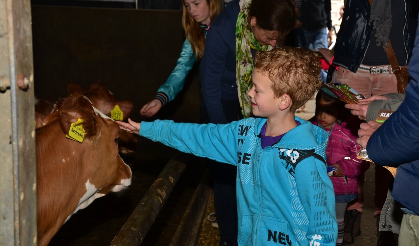 Honderden kinderen genoten van de open dag op de boerderij van de familie Van Acht