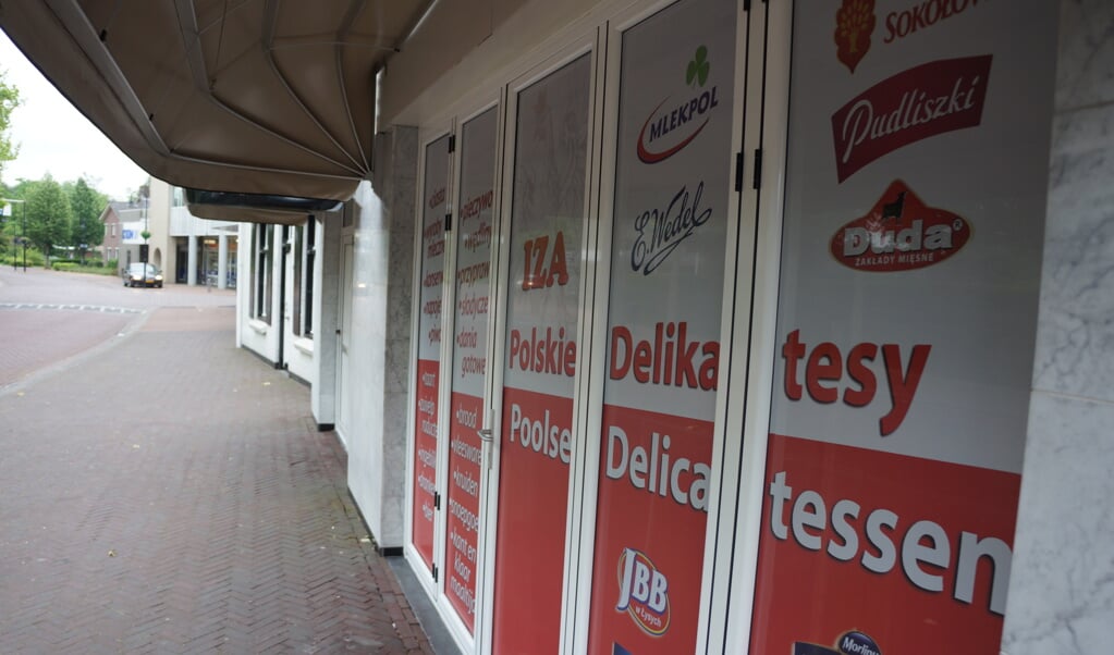 De Poolse winkel aan de Hertog Hendrikstraat.
