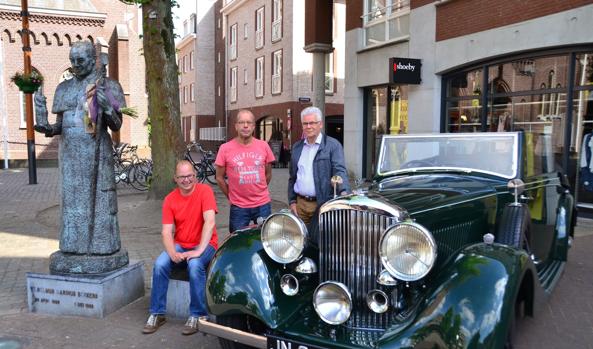 V.l.n.r.: Michiel van den Boomen, Frans Mabesoone en Ad Peeters.