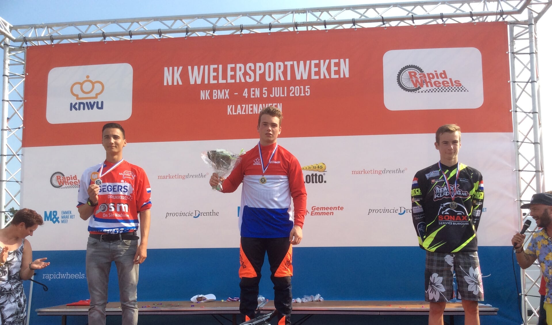 Koen van der Wijst is trots op zijn eerste plek.