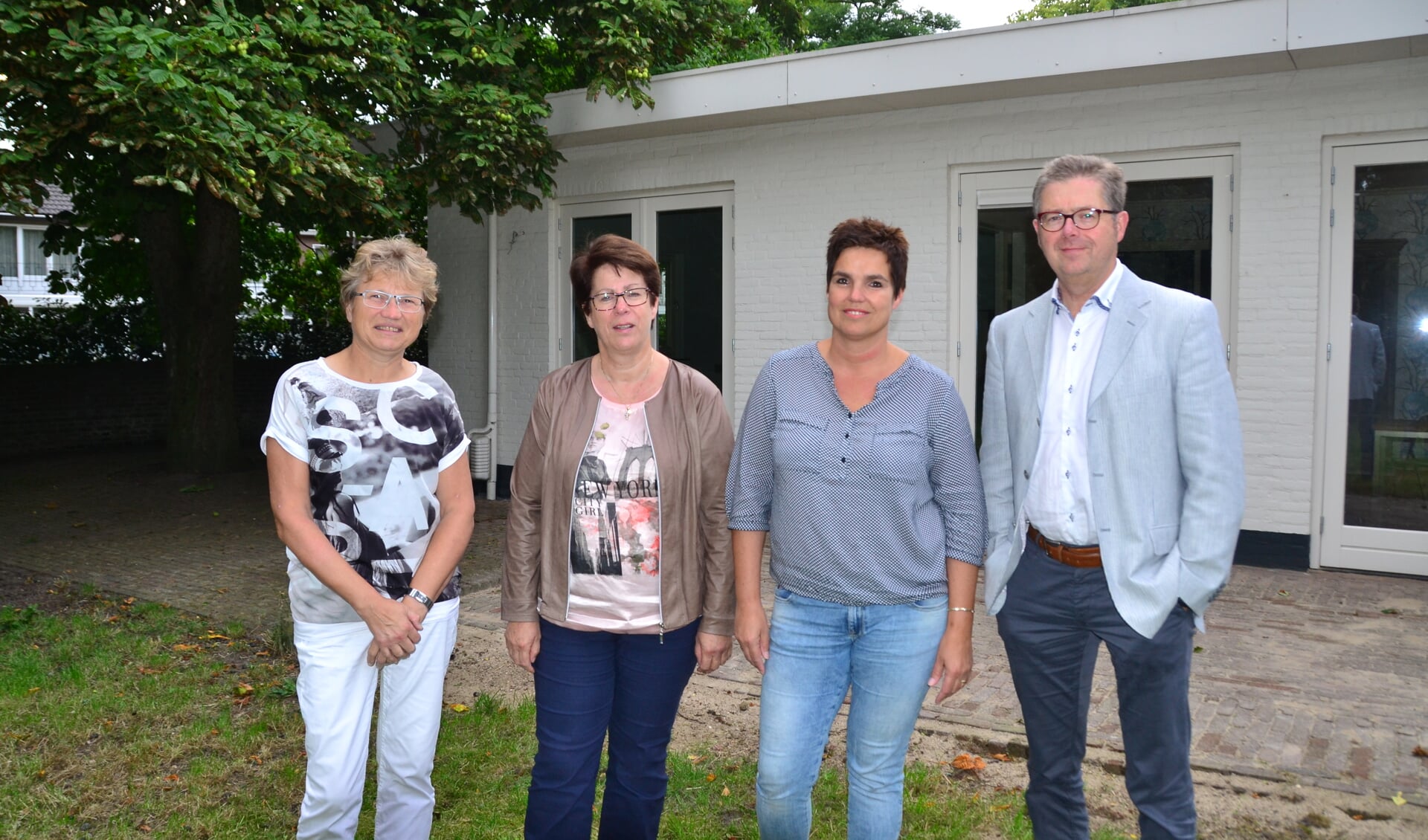 v.l.n.r.: Francien van Berkel, Wilma van Casteren, Ingrid Gevers en Maurice van Osch