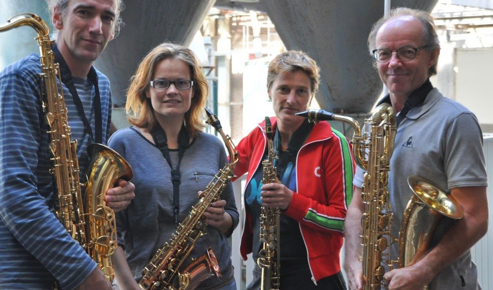 De docenten die zondag muziek gaan maken.