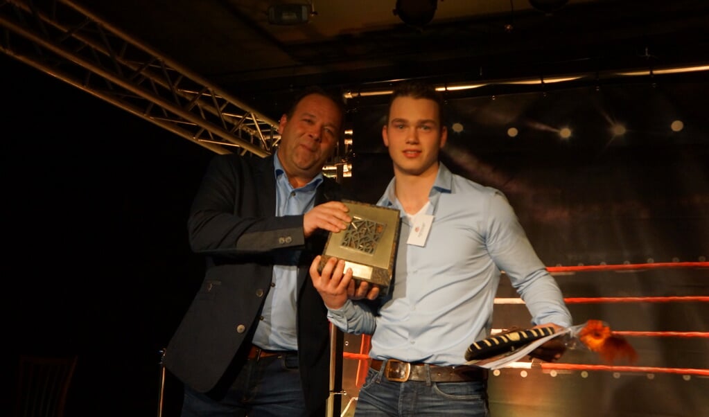 Koen van der Wijst (r) werd vorig jaar verkozen tot Sportman van het Jaar.