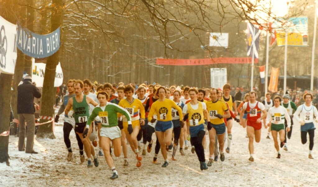 De cross-lopen van Fortuna '67 in de jaren '80 trokken veel deelnemers