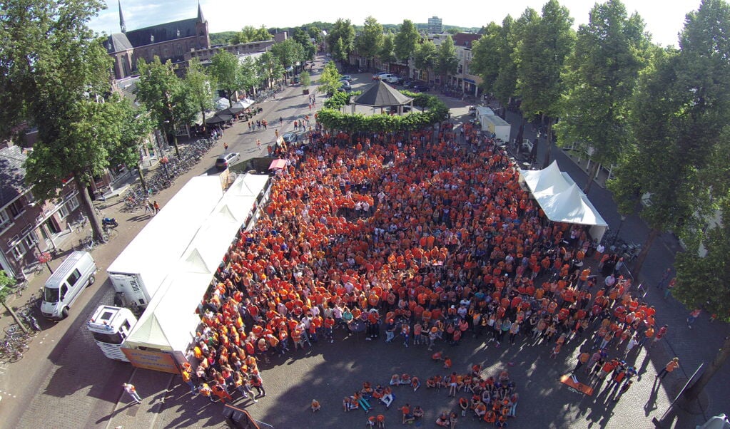 Twee jaar geleden trok het Nederlands Elftal duizenden bezoekers op de Markt