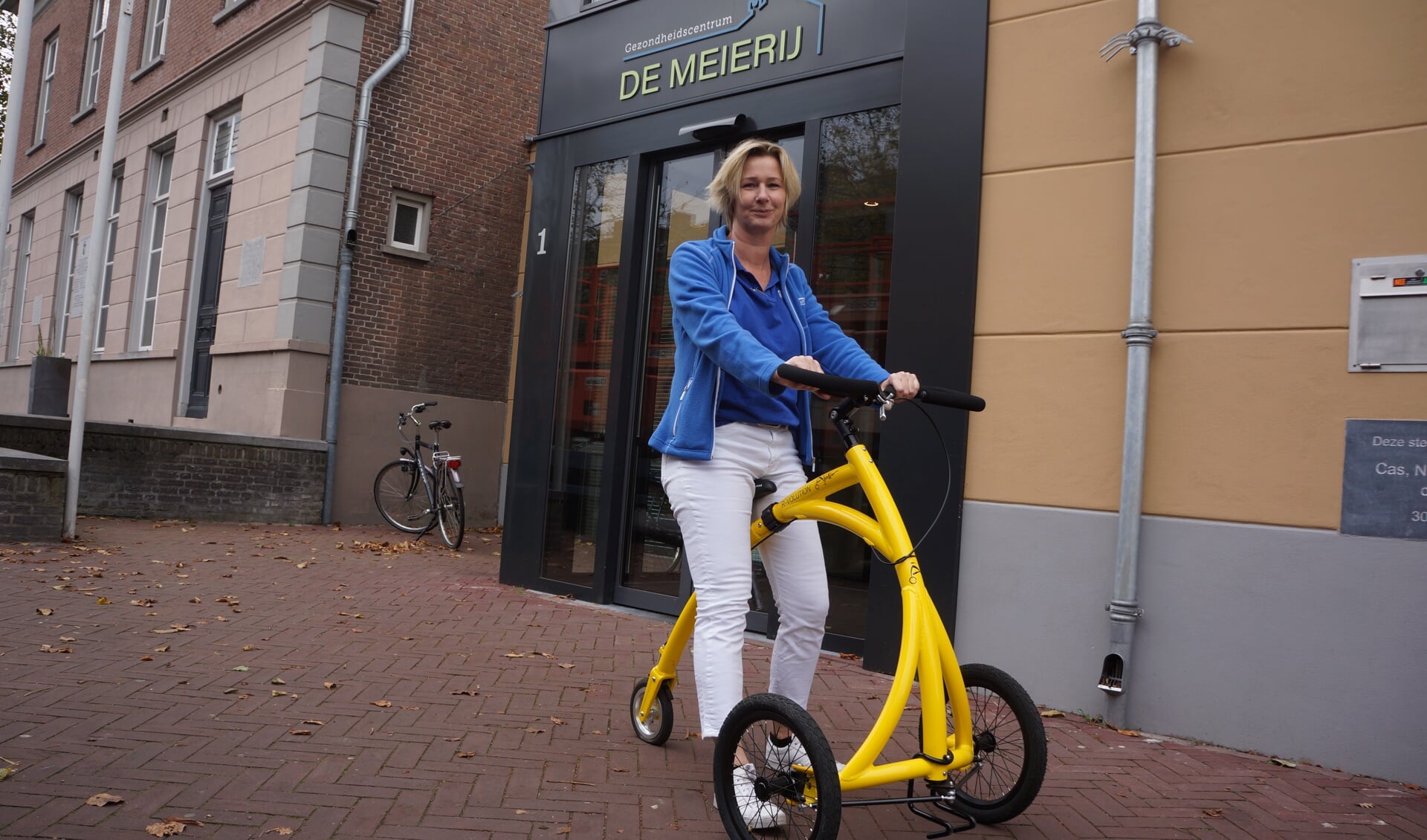 Danielle de Rijt presenteert de nieuwe loopfiets