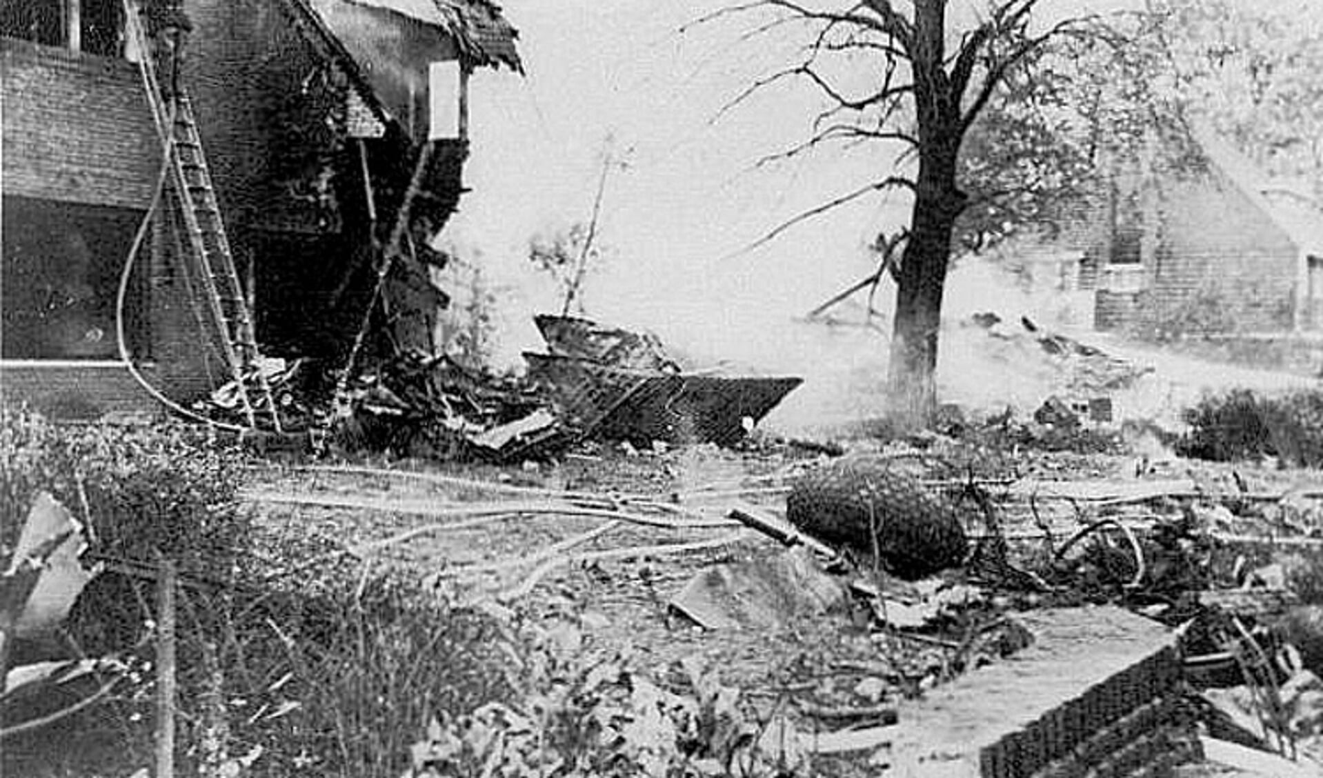 De crash in De Bilt in 1943.