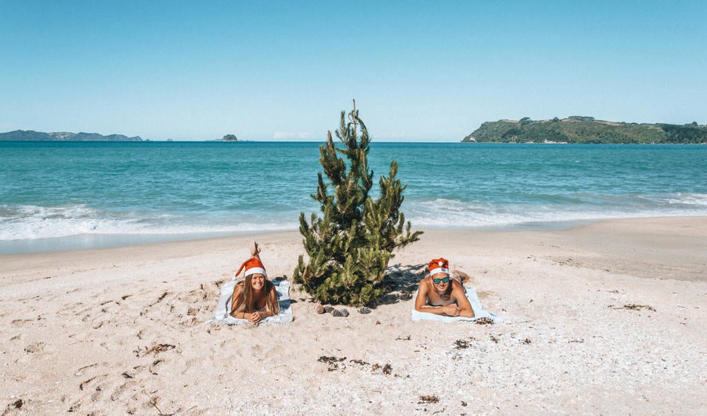 Een foto uit 2017, toen deze Rooienaren kerst vierden in Nieuw Zeeland.