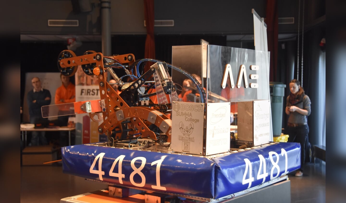 De robot van Team Rembrandts uit de competitie van 2016